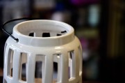 LAMPION CERAMICZNY BIAŁY MAŁY 13cm