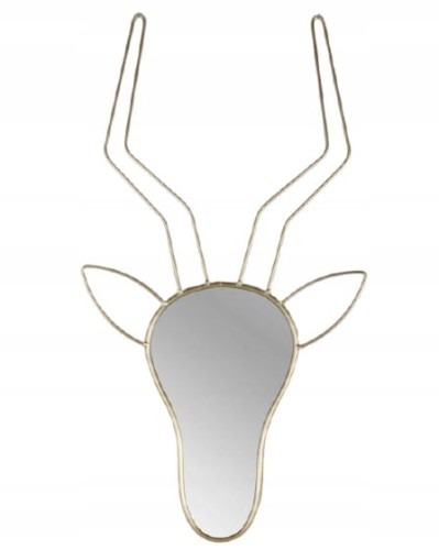 LUSTRO RENIFER ZŁOTY 34x63cm