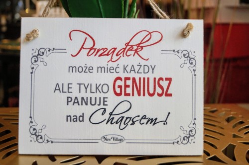TABLICZKA DREWNIANA 19,5x14,5cm
