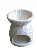 KOMINEK CERAMICZNY BIAŁY 8x9,5cm