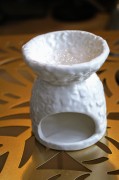 KOMINEK CERAMICZNY BIAŁY 8x9,5cm