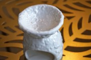 KOMINEK CERAMICZNY BIAŁY 8x9,5cm