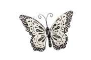 DEKORACJA ŚCIENNA MOTYL 34x25x3