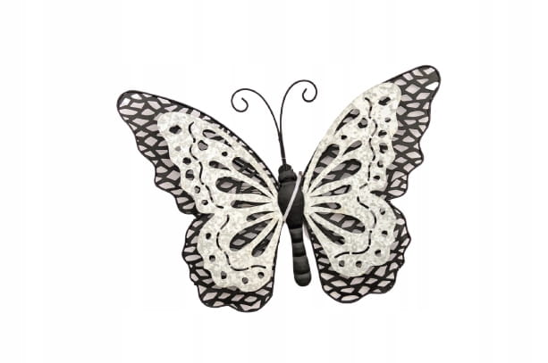 DEKORACJA ŚCIENNA MOTYL 34x25x3