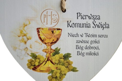 PAMIĄTKA PIERWSZEJ KOMUNII ŚWIĘTEJ SERCE