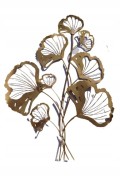 DEKORACJA ŚCIENNA MIŁORZĄB ZŁOTY 89x69x1,5