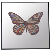 LUSTRO Z MOTYLEM 30x30cm