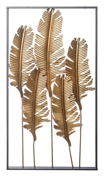 DEKORACJA ŚCIENNA METALOWA 100x55x5