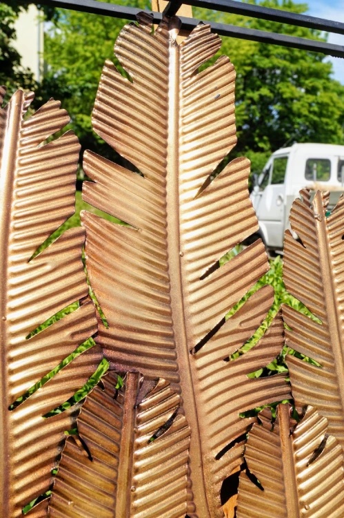 DEKORACJA ŚCIENNA METALOWA 100x55x5