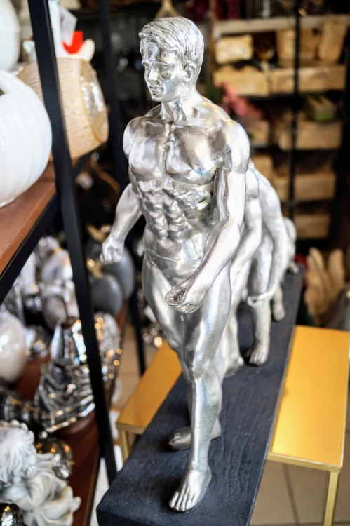FIGURKA EWOLUCJA SREBRNA 43cm