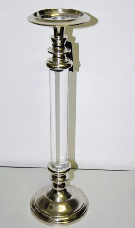 ŚWIECZNIK SZKLANY 40cm