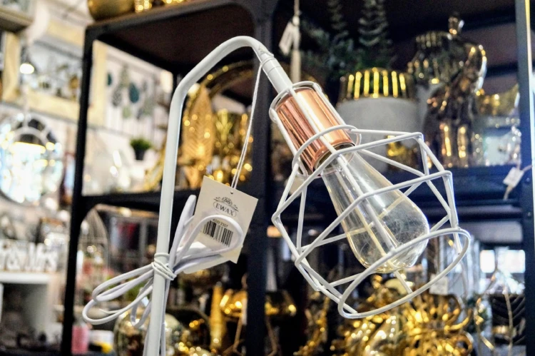 LAMPKA BIAŁA 52cm