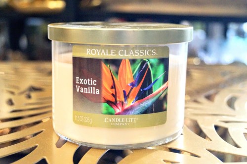 ŚWIECA ROYALE 3 KNOTY, EXOTIC VANILLA