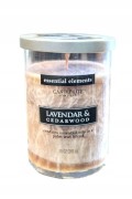 ŚWIECA PALMOWA ESSENTIAL LAVENDER&amp;CEDARWOOD