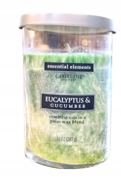 ŚWIECA PALMOWA ESSENTIAL EUCALYPTUS&amp;CUCUMBER