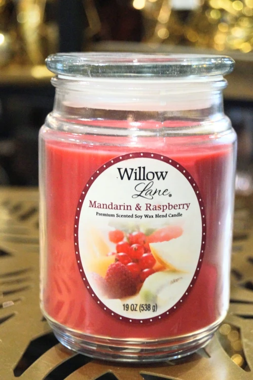 ŚWIECA SOJOWA WILLOW MANDARIN&amp;RASPBERRY