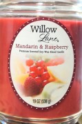 ŚWIECA SOJOWA WILLOW MANDARIN&amp;RASPBERRY