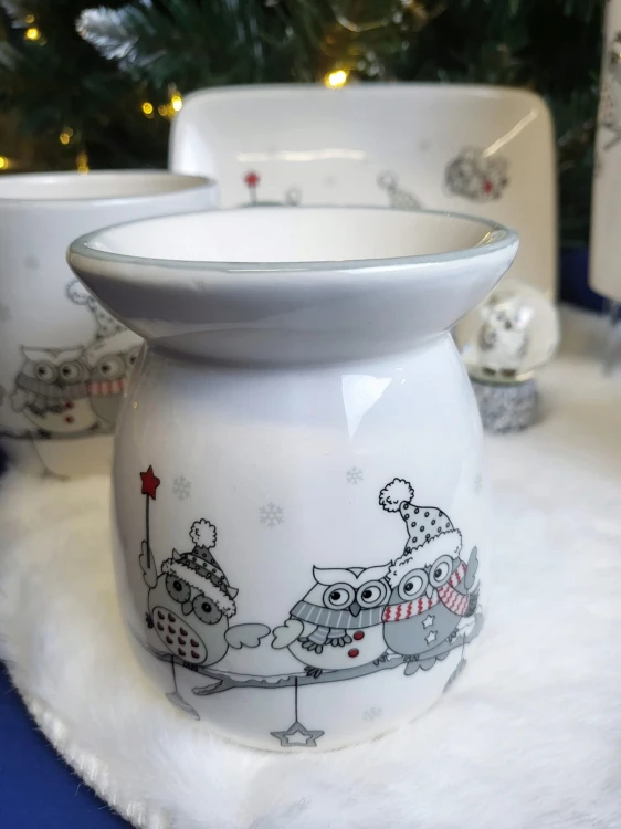 CERAMICZNY KOMINEK ZAPACHOWY NA OLEJKI SOWY