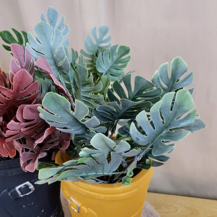 SZTUCZNA ROŚLINA MONSTERA ZIELONA