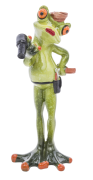 FIGURKA ŻABA FRYZJERKA