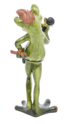 FIGURKA ŻABA FRYZJERKA