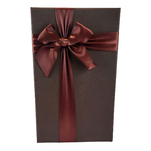 PUDEŁKO PREZENTOWE BRĄZOWE S 16X26,5X10,5 CM