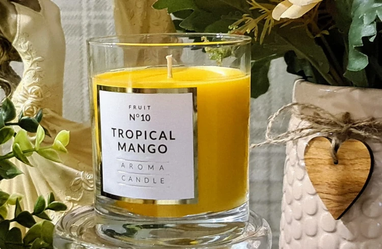 ZAPACHOWA ŚWIECA WOSKOWA W SZKLE CLASSIC MANGO