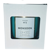 ZAPACHOWA ŚWIECA WOSKOWA W SZKLE CLASSIC MONSOON