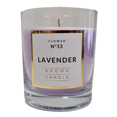 ZAPACHOWA ŚWIECA WOSKOWA W SZKLE CLASSIC LAVENDER