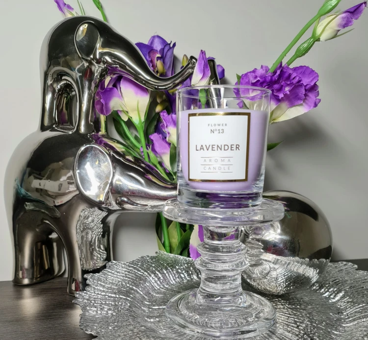 ZAPACHOWA ŚWIECA WOSKOWA W SZKLE CLASSIC LAVENDER