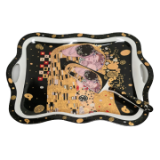 TACA Z ŁOPATKĄ  KLIMT POCAŁUNEK CZARNY