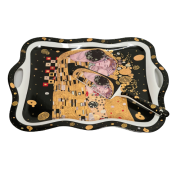 TACA Z ŁOPATKĄ  KLIMT POCAŁUNEK CZARNY