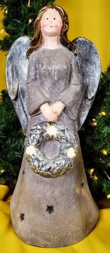 FIGURKA BOŻONARODZENIOWA - ANIOŁ 50CM LED + MELODIE