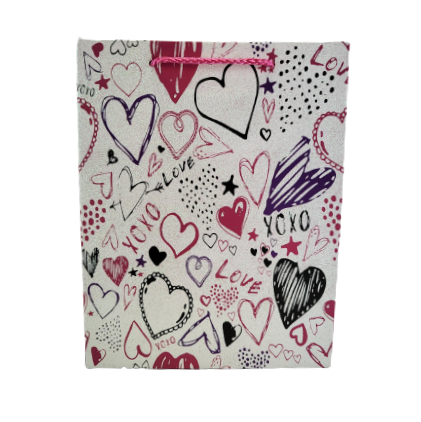 TOREBKA UPOMINKOWA 23X10X18 CM MIX SERCA