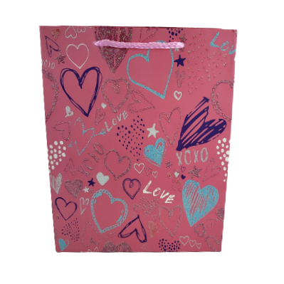 TOREBKA UPOMINKOWA 23X10X18 CM MIX SERCA