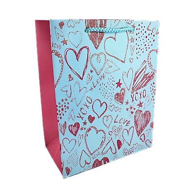 TOREBKA UPOMINKOWA 23X10X18 CM MIX SERCA