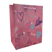 TOREBKA UPOMINKOWA 23X10X18 CM MIX SERCA