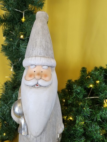 FIGURKA MIKOŁAJ BEŻOWY WIELKI 61CM