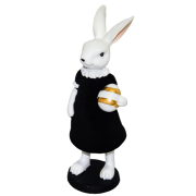PANI KRÓLIK ZAJĄC GALERYJNY ZAMSZOWY 25CM