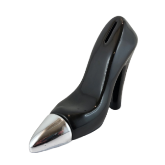 SKARBONKA BUT NA OBCASIE CZARNO -SREBRNY DZIEŃ KOBIET