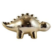 SKARBONKA CERAMICZNA DINOZAUR ZŁOTY