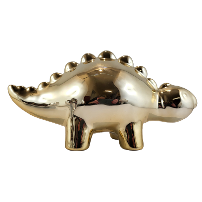 SKARBONKA CERAMICZNA DINOZAUR ZŁOTY
