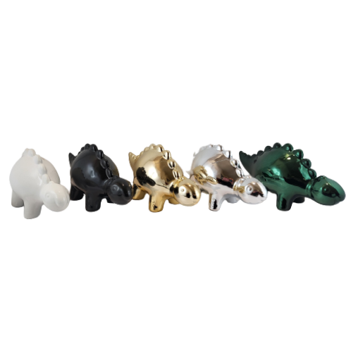 SKARBONKA CERAMICZNA DINOZAUR ZŁOTY
