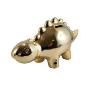 SKARBONKA CERAMICZNA DINOZAUR ZŁOTY