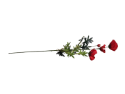 SZTUCZNA ROŚLINA MAK GAŁĄZKA 72 CM