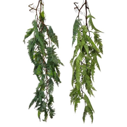 SZTUCZNA ROŚLINA ZWISAJĄCA BLUSZCZ 92 CM