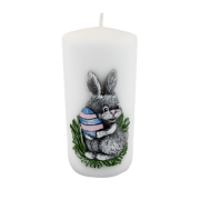 ŚWIECA WALEC ZAJĄCZEK WIELKANOCNY 14CM