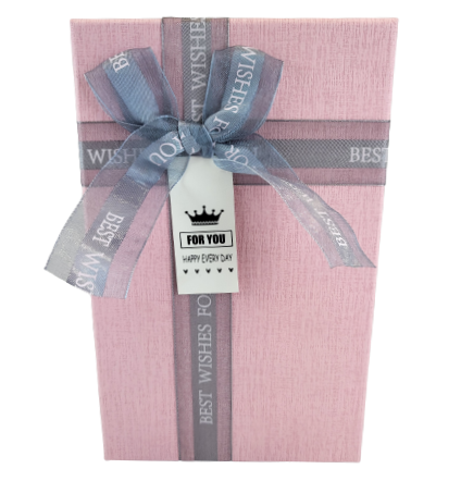 PUDEŁKO PREZENTOWE 2 KOLORY MIX M 19X12X7 CM