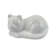FIGURKA KOT CERAMICZNY BIAŁY lub CZARNY