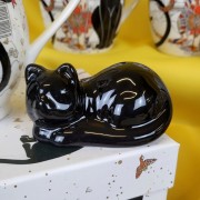 FIGURKA KOT CERAMICZNY BIAŁY lub CZARNY